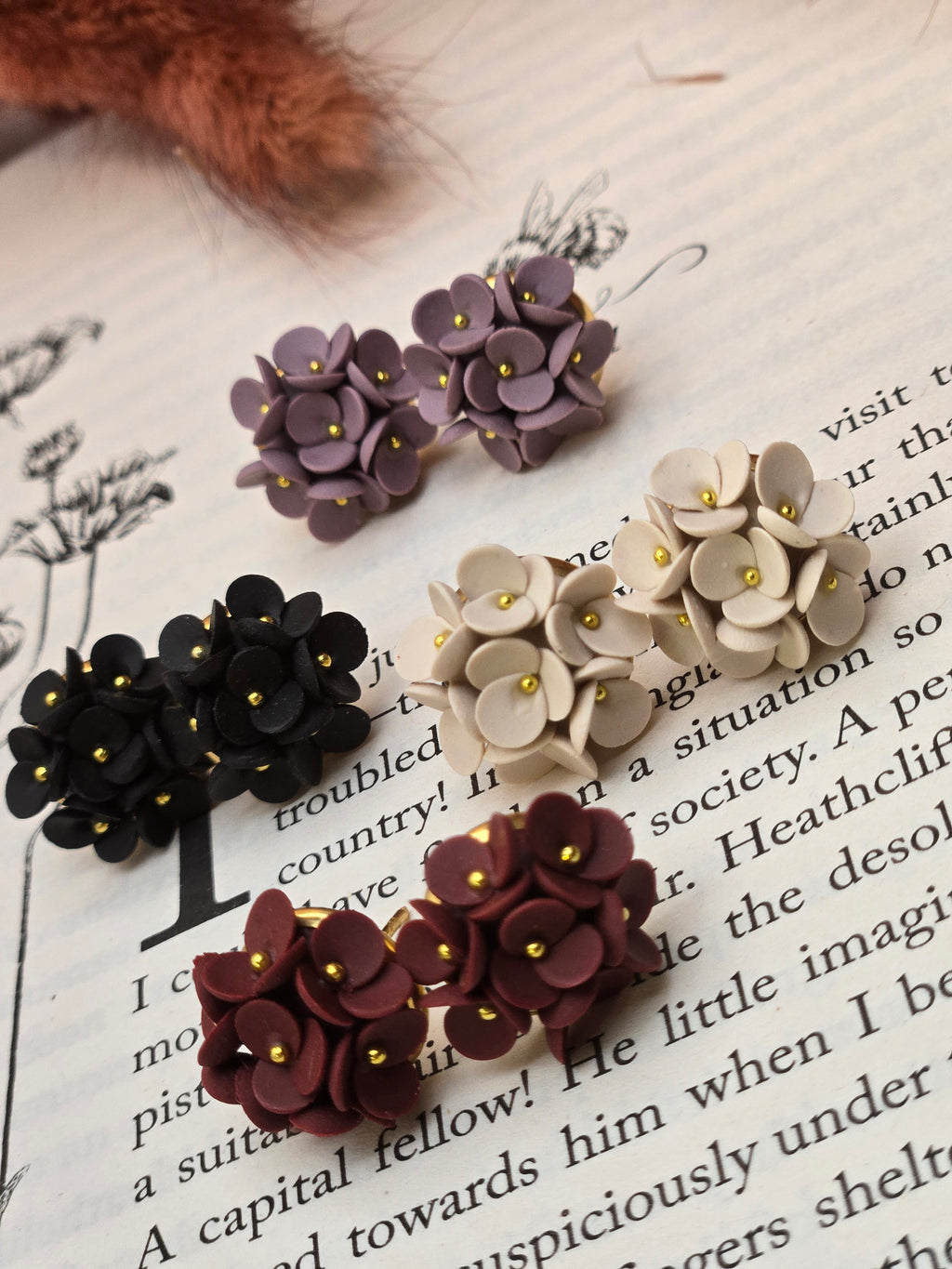 Floral Studs